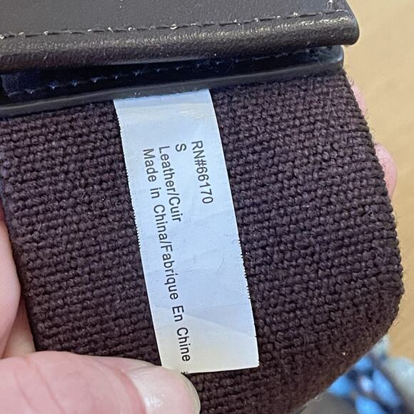 Anthropologie Beaded Macrame Belt Size S Leather Western Coastal Cowgirl Boho - Picture 4 of 7